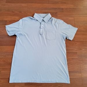 S.C.P. by Save Khaki United Knit Polo Shirt XL or XXL Blue